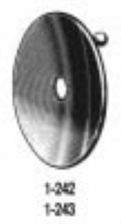 Mirror Head Miltex® 8.9 cm Stainless Steel Without Head Band by Integra York PA, Inc. (Miltex)  ID 1-242